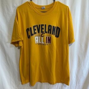 Gildan Yellow Cleveland Graphic Tee
